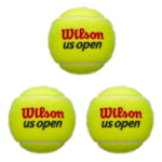 Tubo 3 Bolas de Tênis Wilson US Open Regular Duty