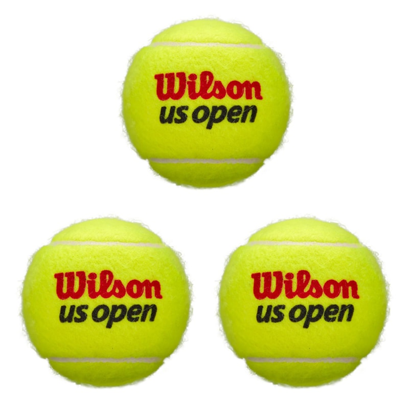 Tubo 3 Bolas de Tênis Wilson US Open Regular Duty