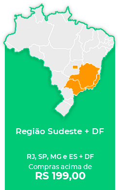 Região sudeste + DF